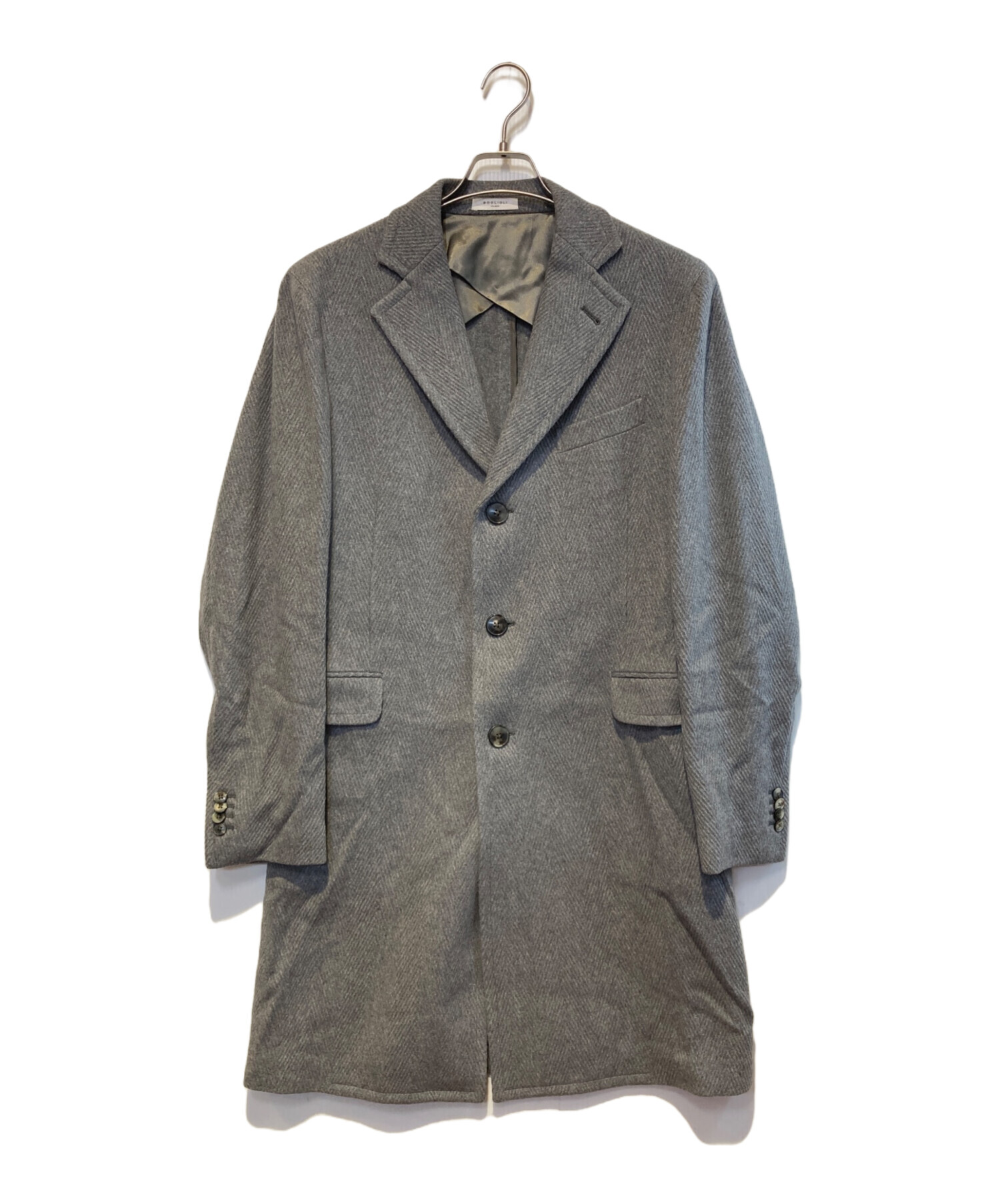中古・古着通販】BOGLIOLI (ボリオリ) チェスターコート グレー サイズ