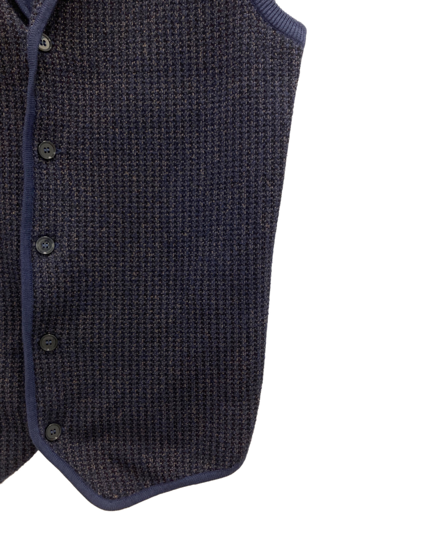 中古・古着通販】LARDINI (ラルディーニ) ニットベスト ネイビー