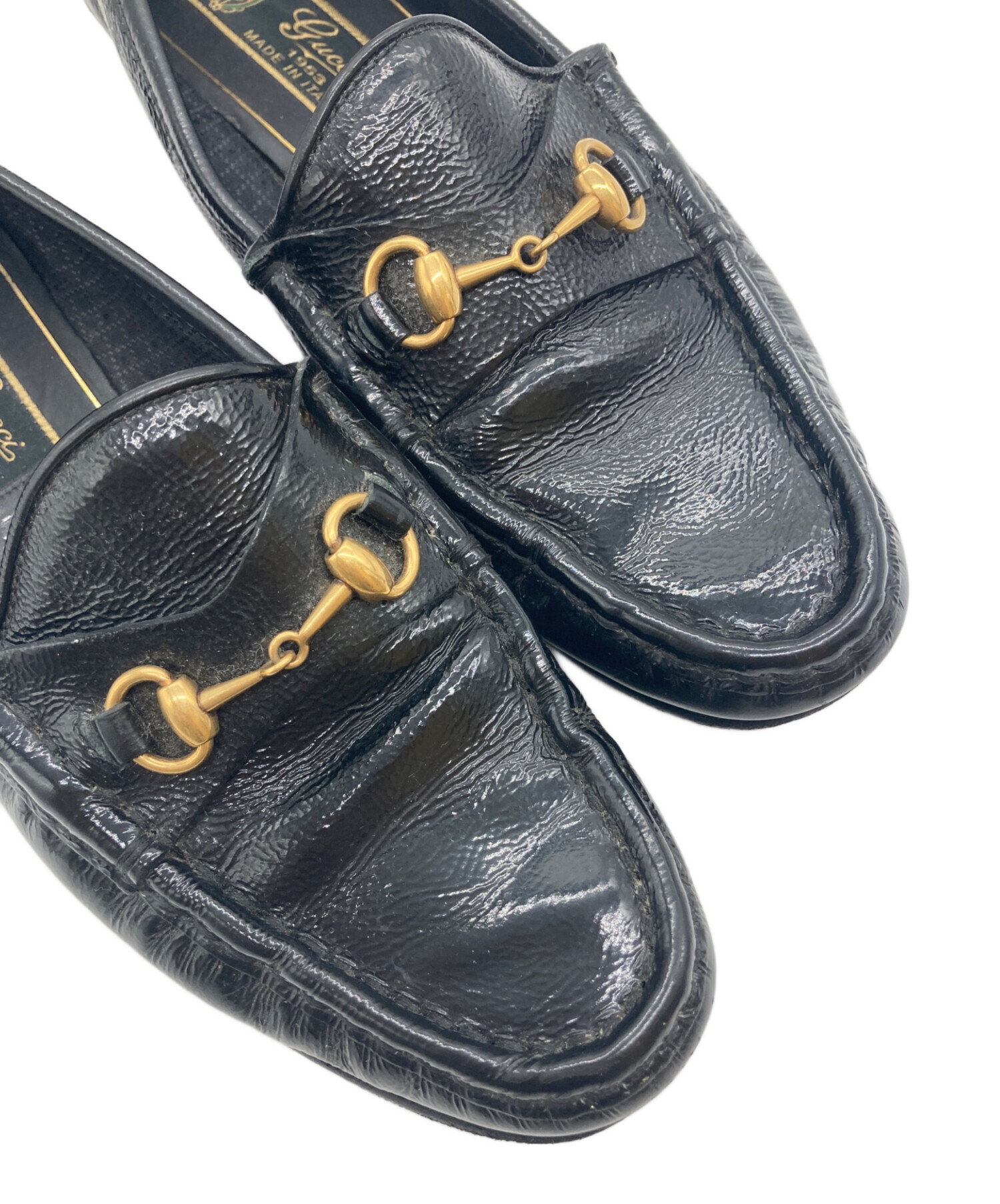 中古・古着通販】GUCCI (グッチ) ビットローファー ブラック サイズ:36
