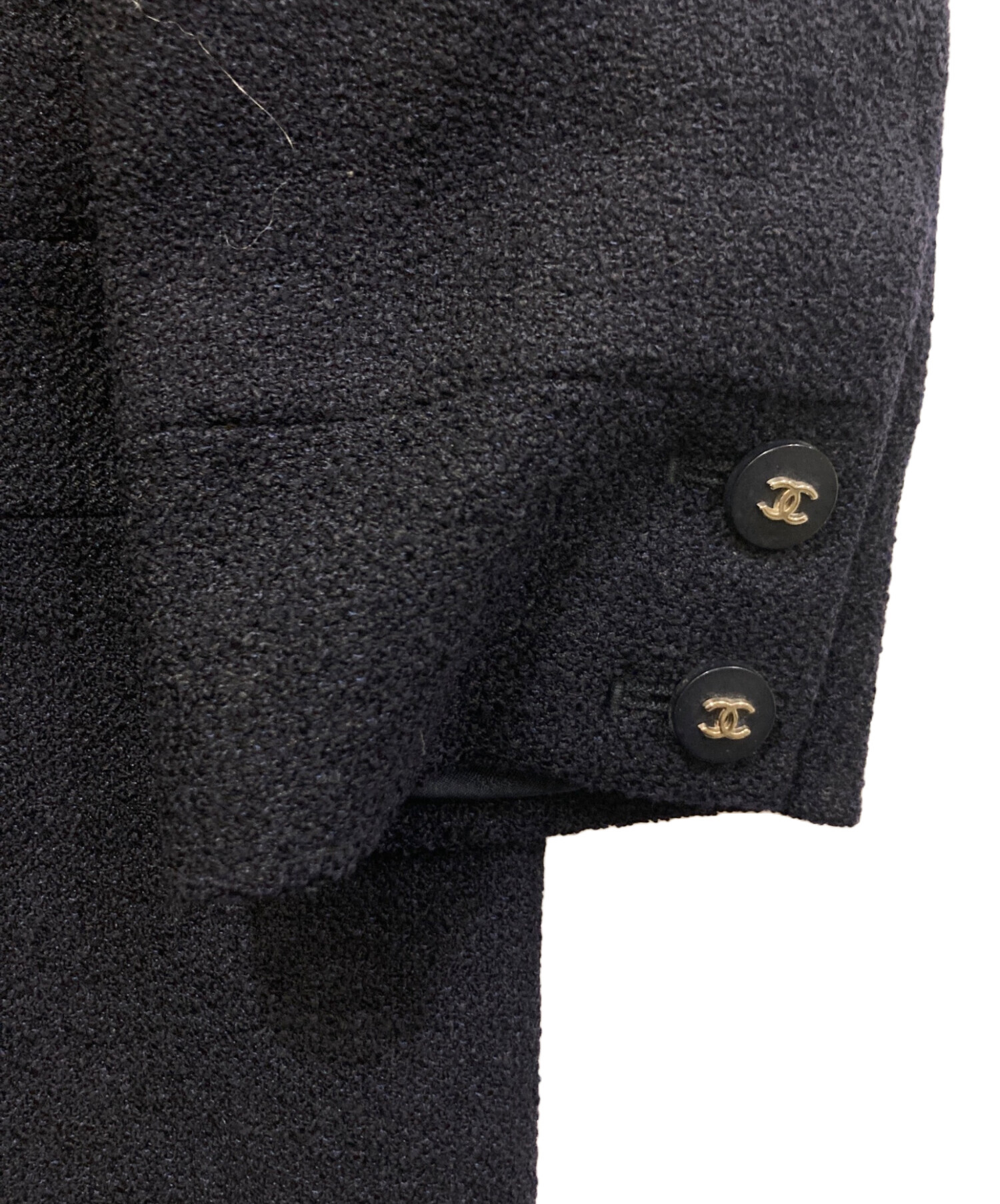 中古・古着通販】CHANEL (シャネル) ココボタンウールセットアップ