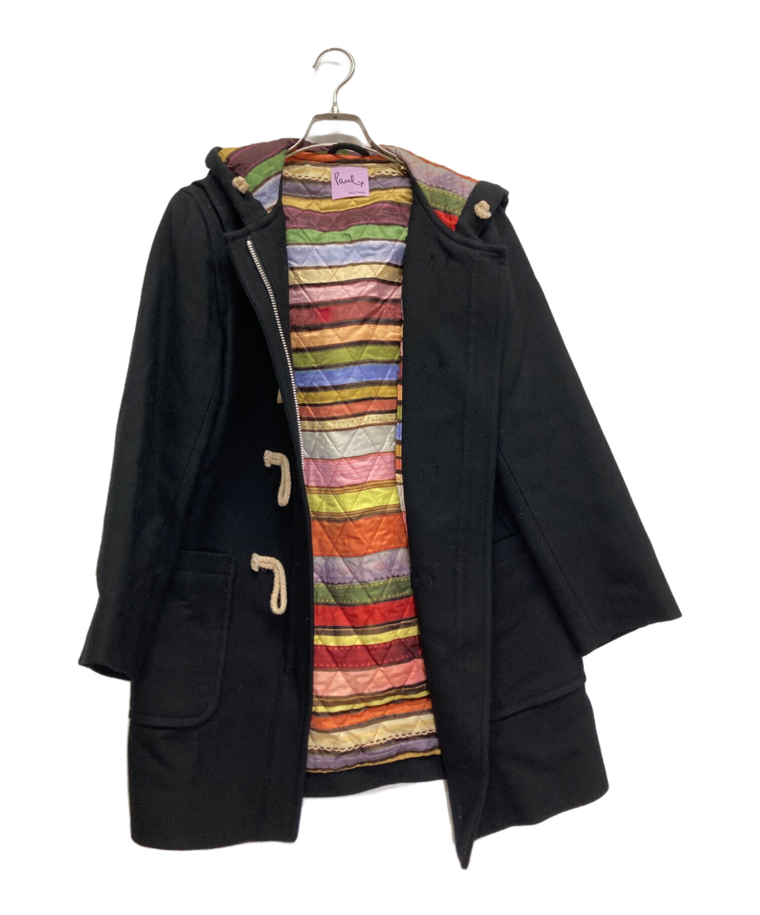 中古・古着通販】Paul Smith (ポールスミス) ダッフルコート ブラック