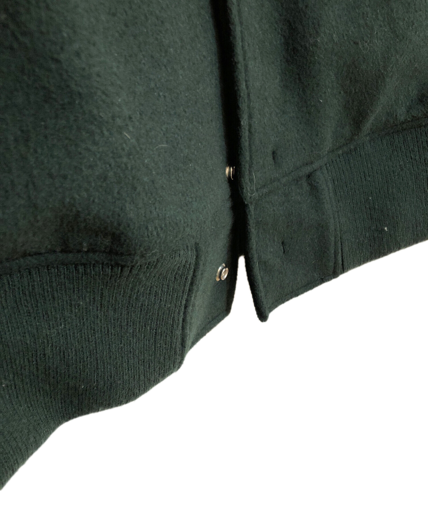 中古・古着通販】ZUCCA (ズッカ) ウールスタジャン グリーン サイズ:M