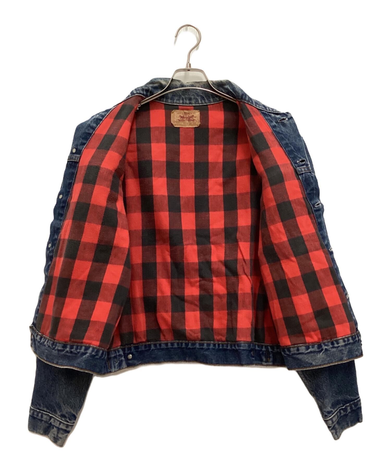 中古・古着通販】LEVI'S (リーバイス) ネルライナーデニムジャケット