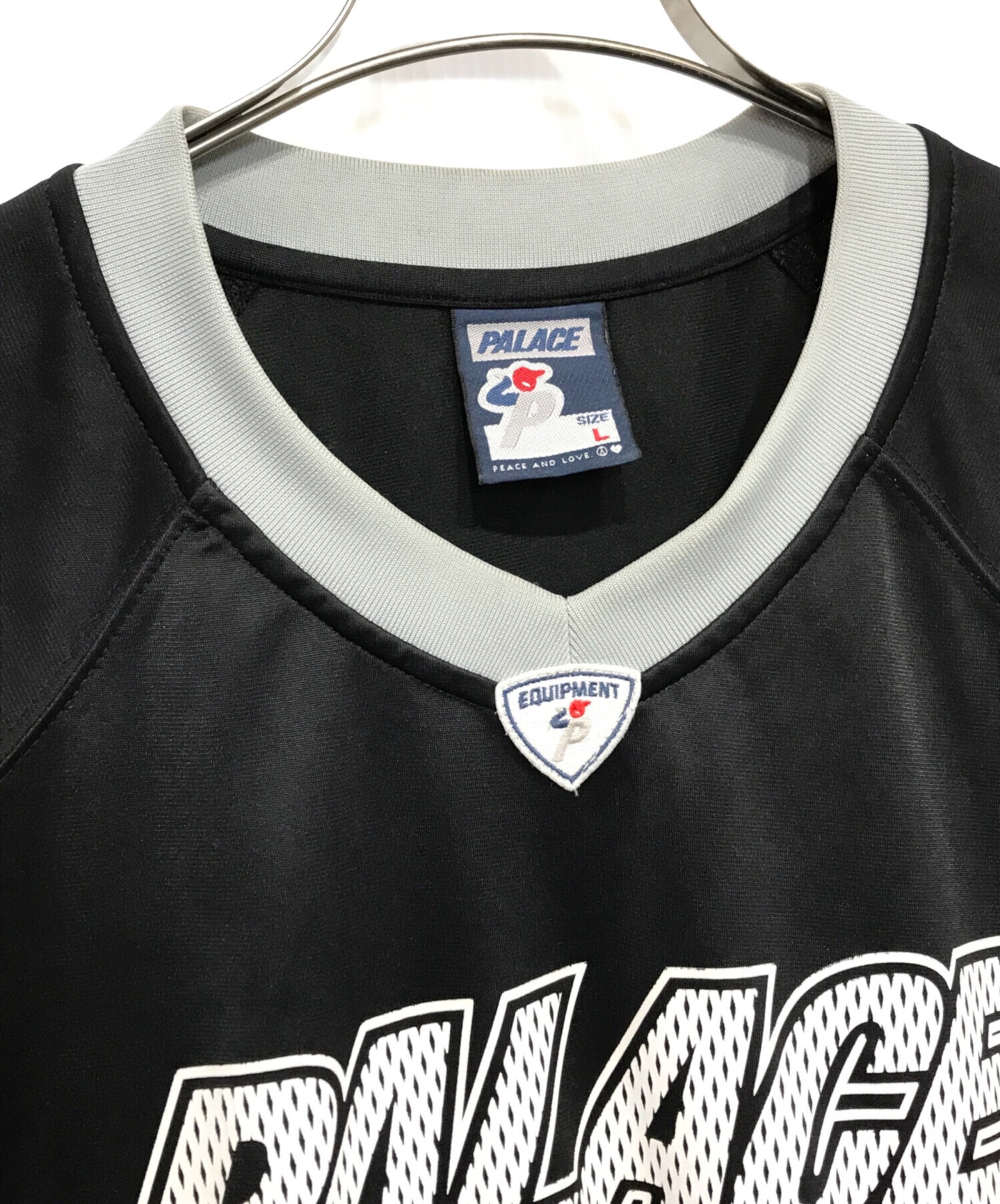 中古・古着通販】PALACE (パレス) メッシュ チームジャージ ブラック