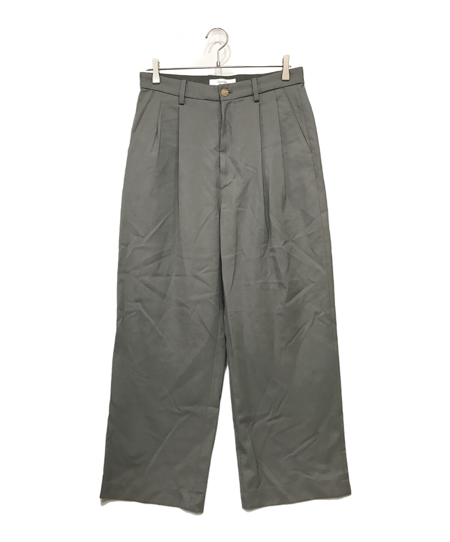 中古・古着通販】cornier (コルニエ) Super130's WORSTED WOOL 2-TUCK