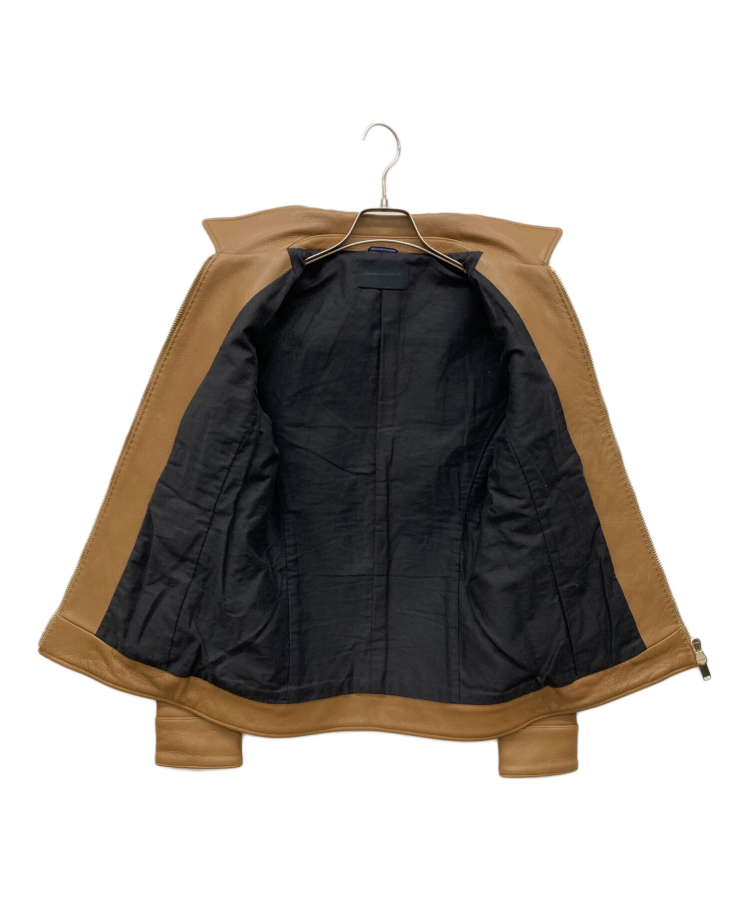 中古・古着通販】Junhashimoto (ジュンハシモト) ZIP LEATHER SHIRTS