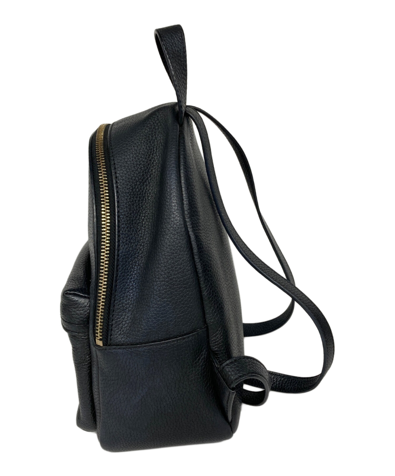 中古・古着通販】TORY BURCH (トリーバーチ) エンボスロゴシボ革ミニ