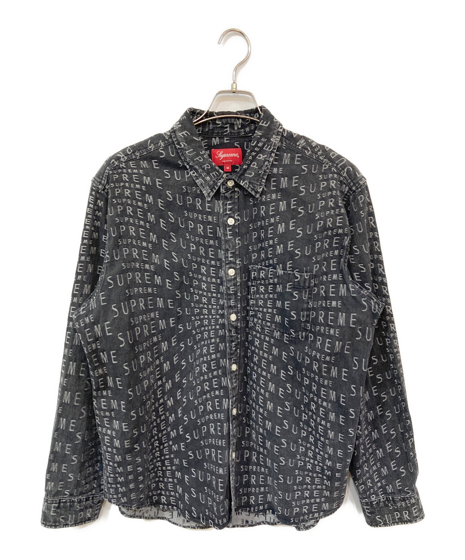 中古・古着通販】SUPREME (シュプリーム) Warp Jacquard Logos Denim