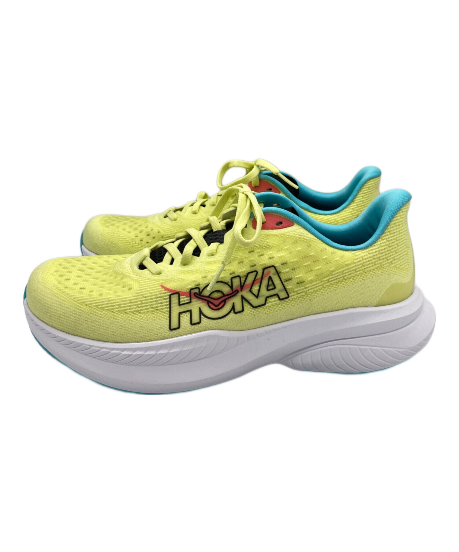 中古・古着通販】HOKA (ホカ) MACH 6 イエロー サイズ:26.5cm