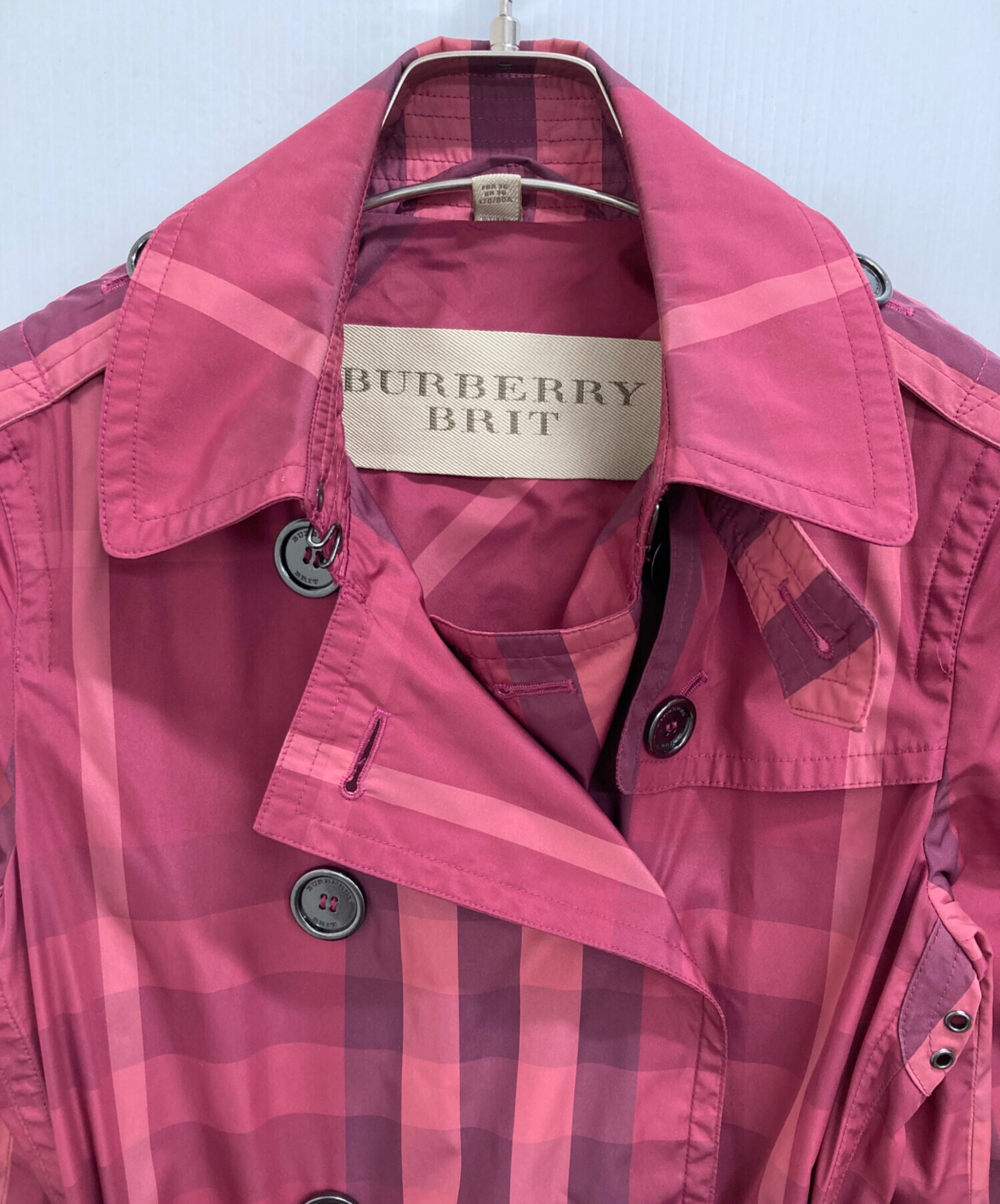 中古・古着通販】BURBERRY BRIT (バーバリーブリット) トレンチコート