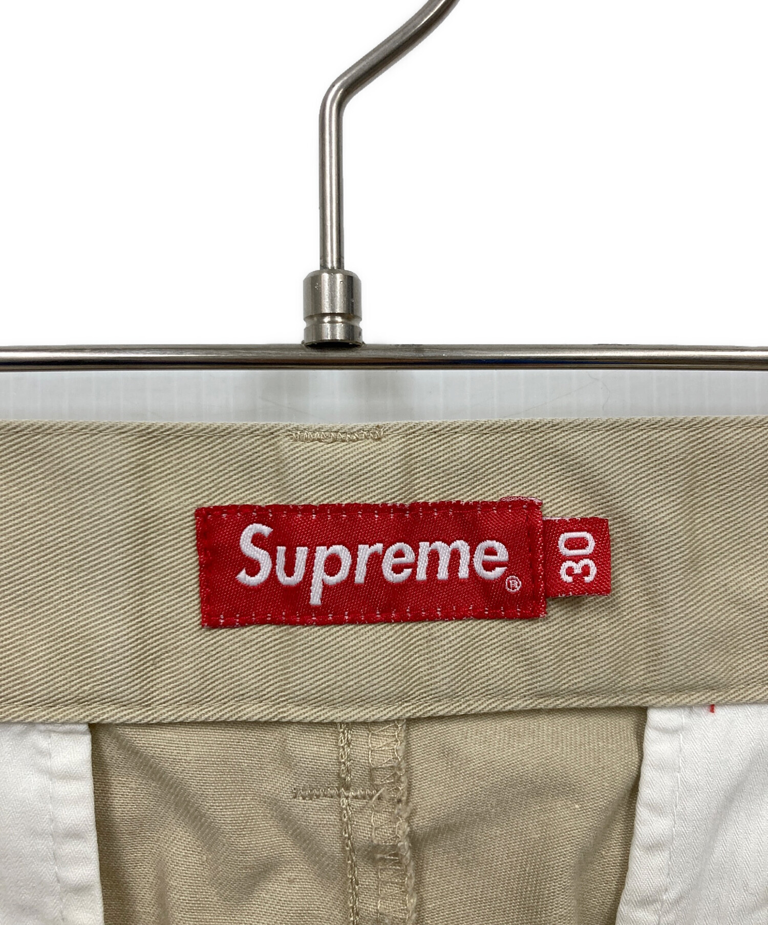 中古・古着通販】Supreme (シュプリーム) チノパン ベージュ サイズ:30