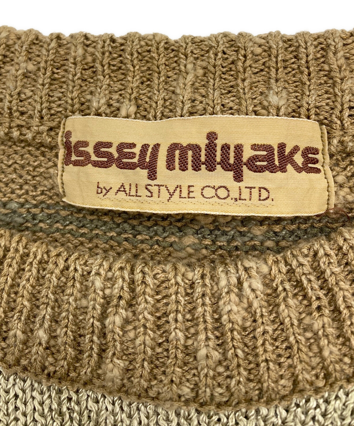 中古・古着通販】ISSEY MIYAKE (イッセイミヤケ) 70s～80s リネン混