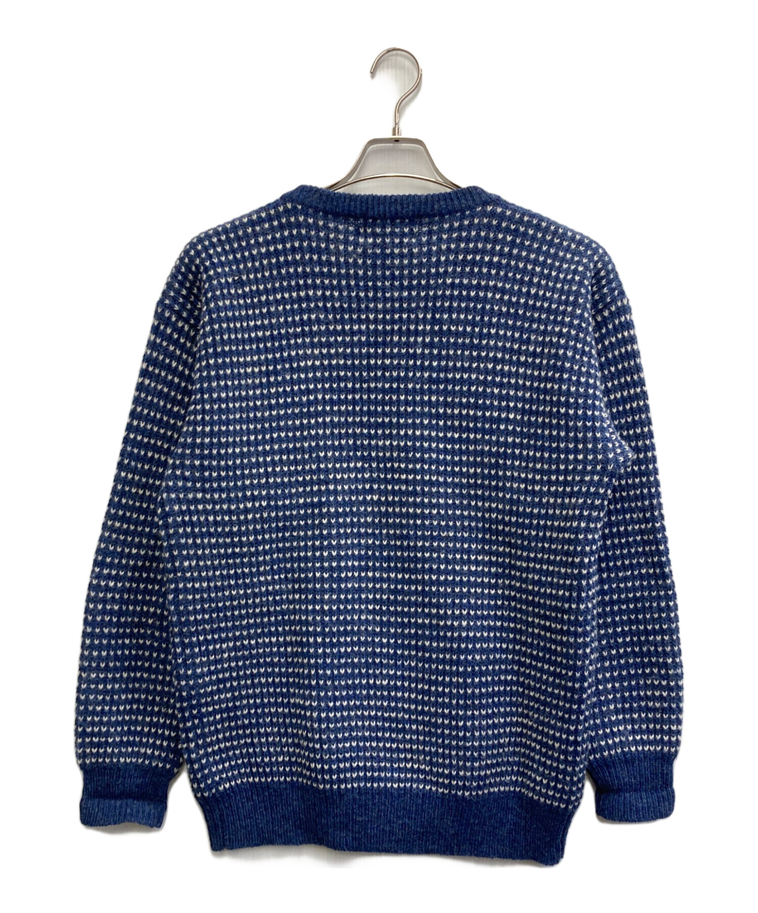 中古・古着通販】WOOLRICH (ウールリッチ) バーズアイニット ネイビー