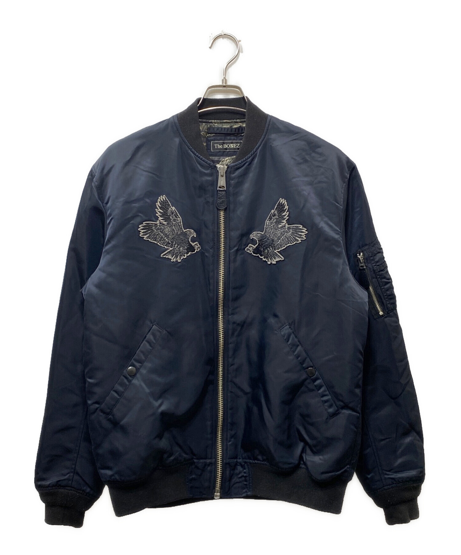 中古・古着通販】THE BONEZ (ザボーンズ) MA-1ジャケット ブラック