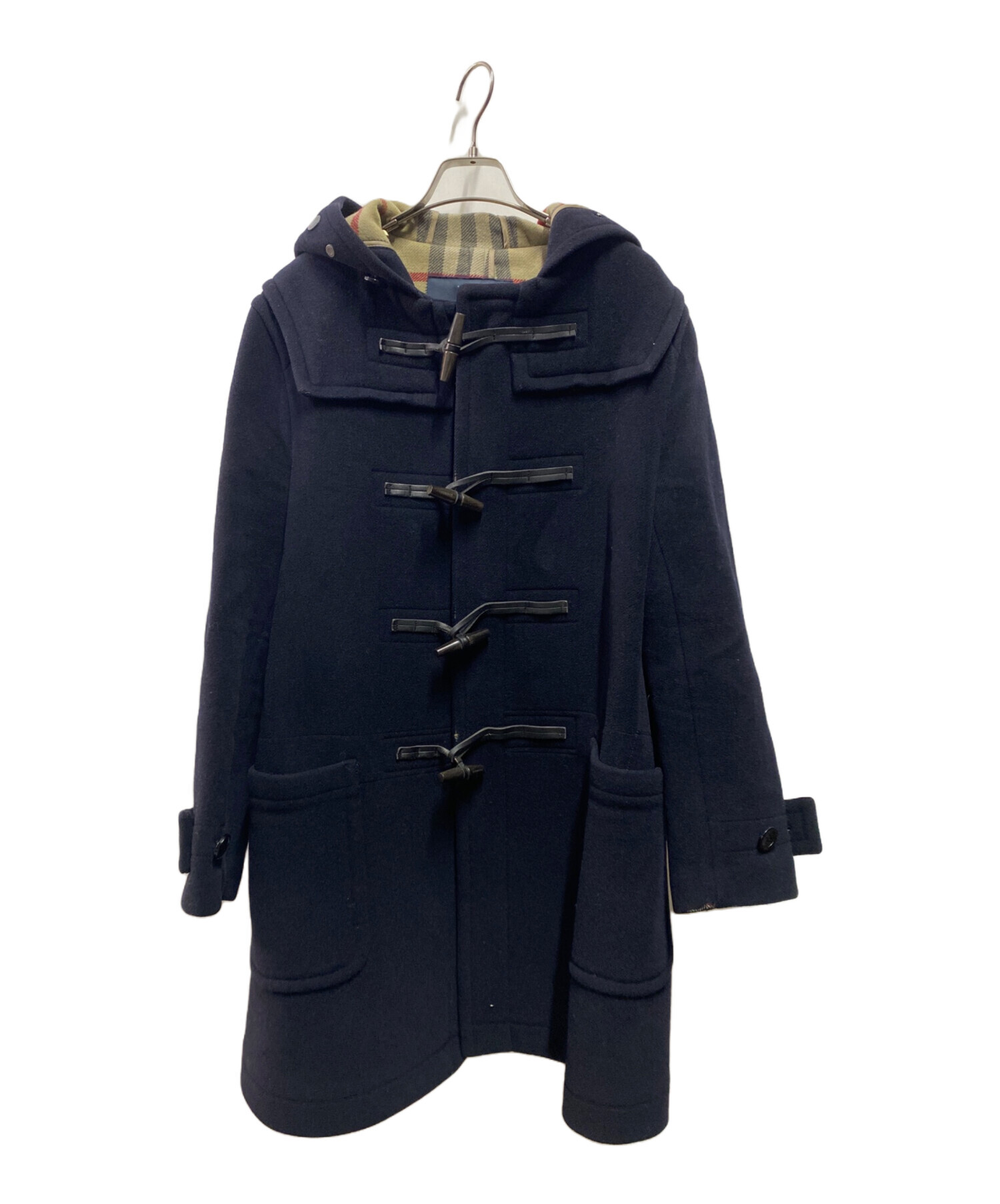 BURBERRY／ダッフルコート／ネイビー／MADEIN England BURBERRY