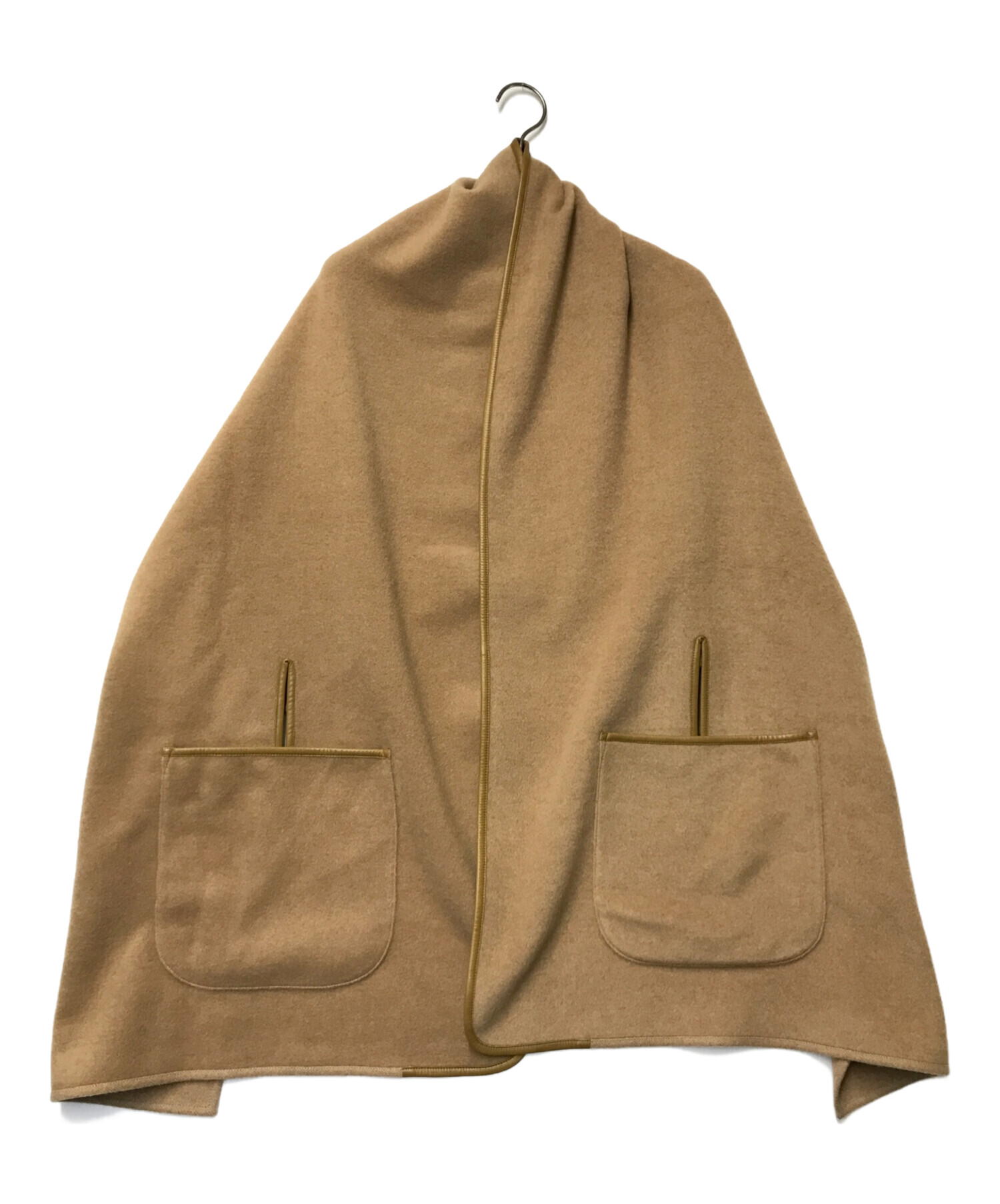 中古・古着通販】HERMES (エルメス) レザーパイピング キャメル