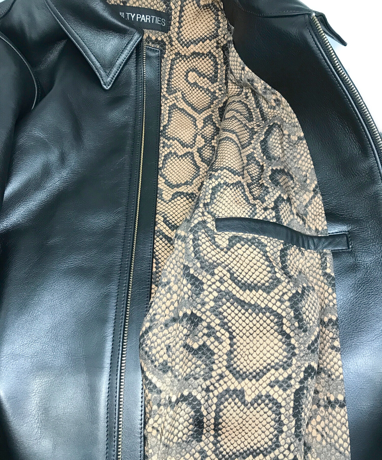 中古・古着通販】WACKO MARIA (ワコマリア) SINGLE RIDERS LEATHER