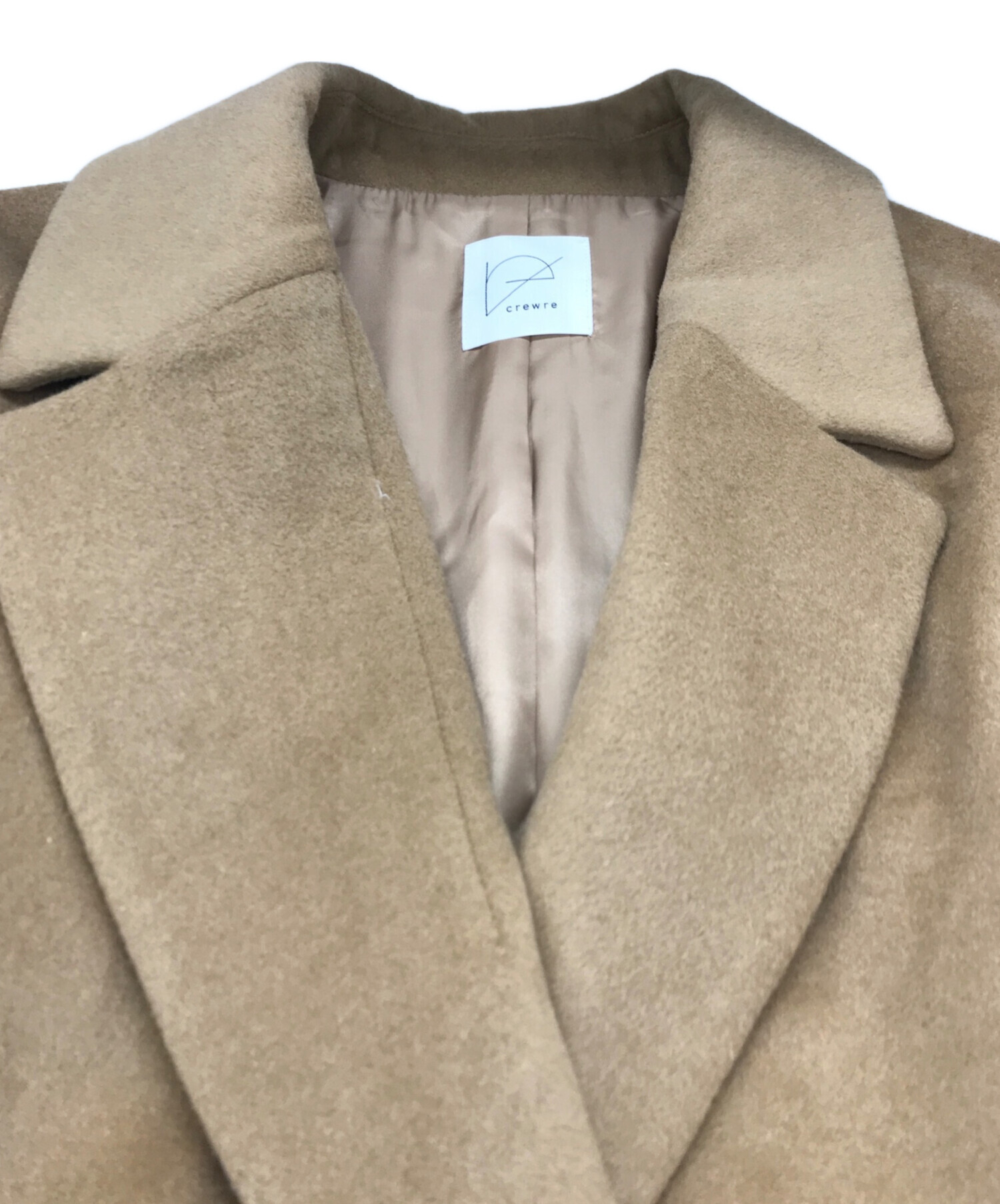 中古・古着通販】crewre (クルー) アジャスタブルウールロングコート