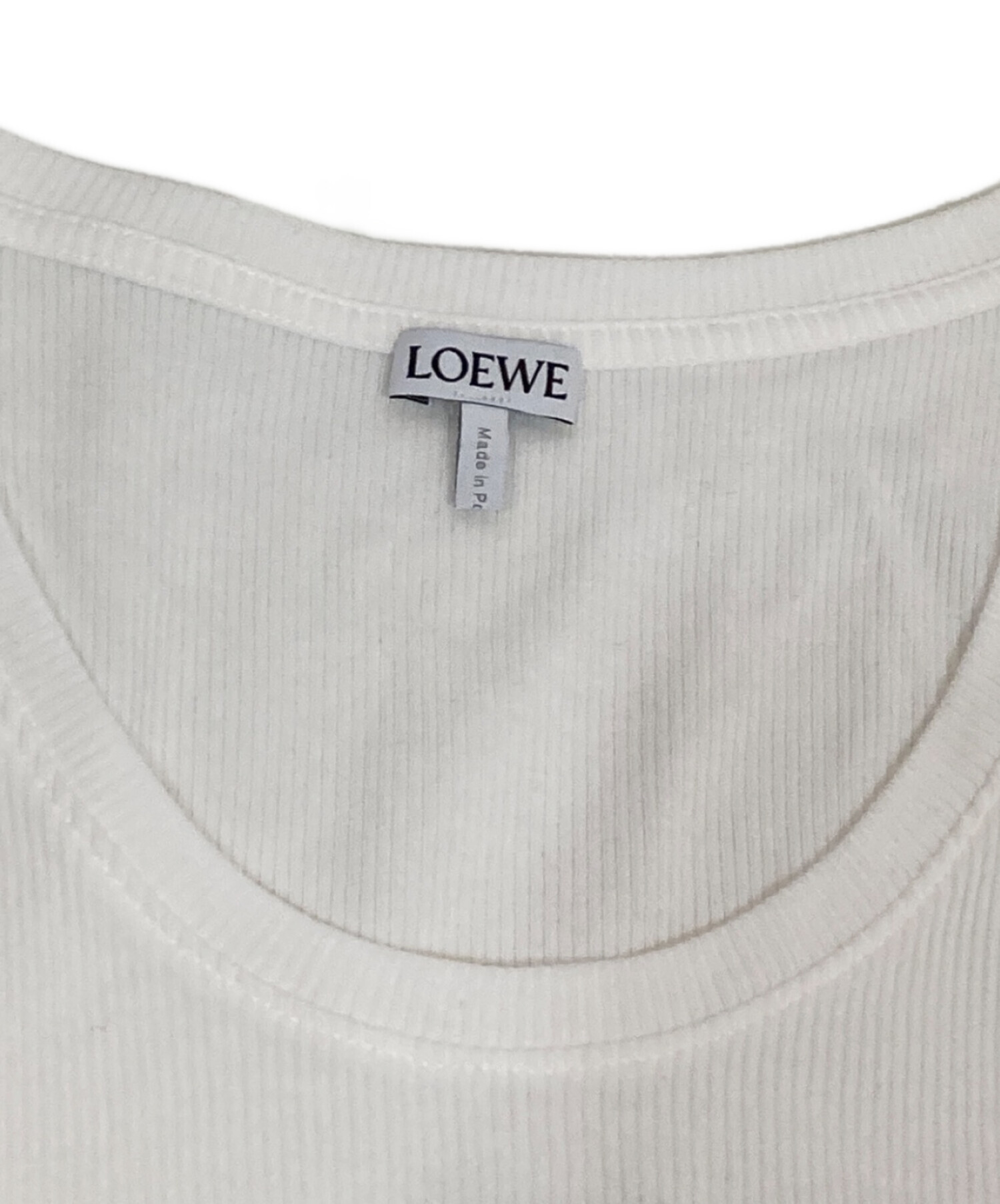 中古・古着通販】LOEWE (ロエベ) アナグラムタンクトップ ホワイト