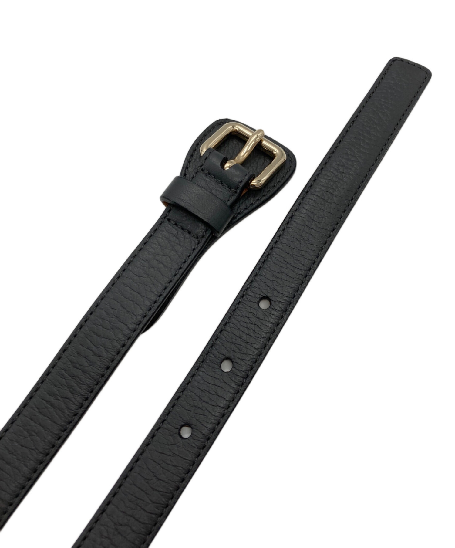 中古・古着通販】JIL SANDER (ジルサンダー) レザーベルト グレー