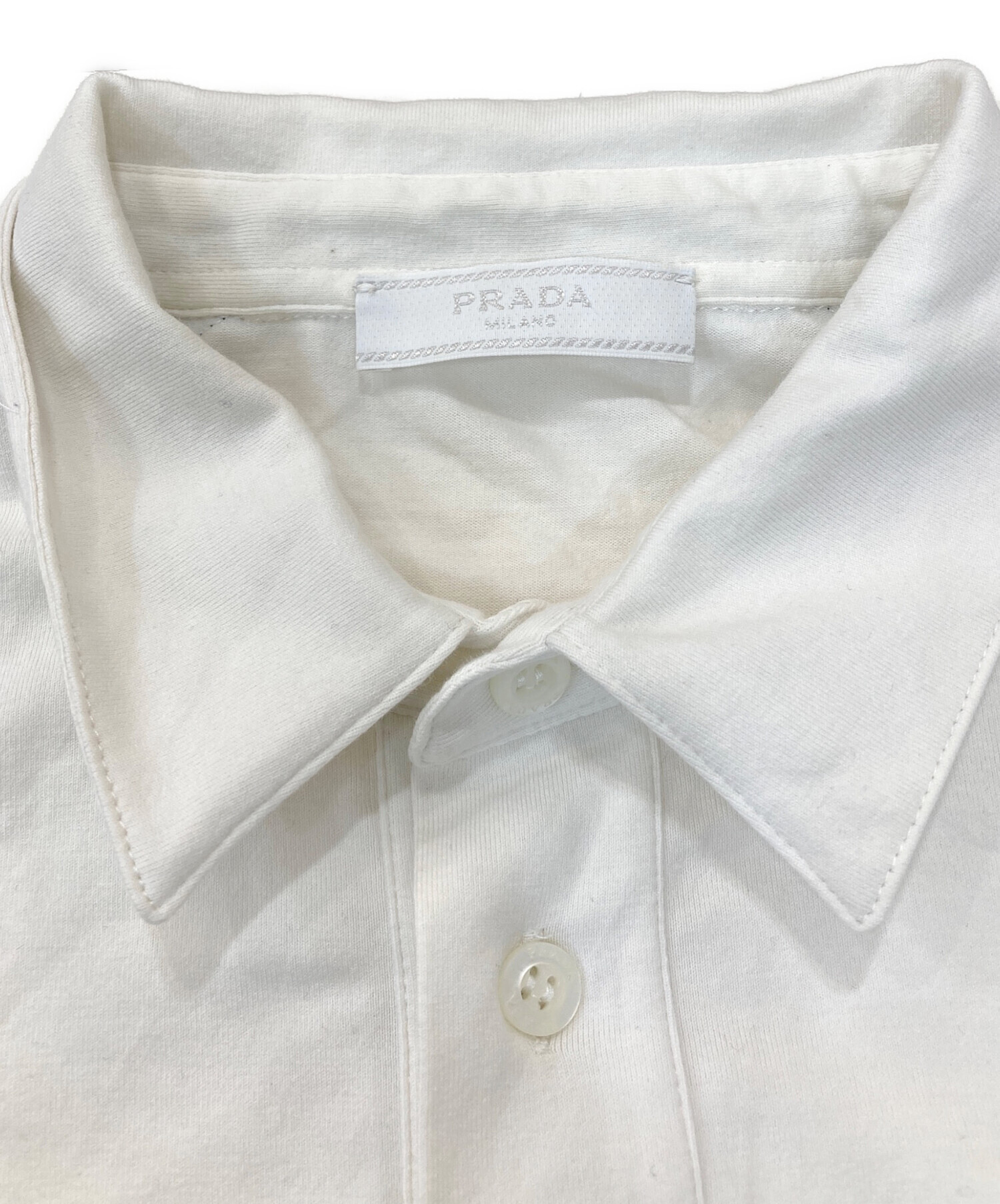 中古・古着通販】PRADA SPORTS (プラダスポーツ) ポロシャツ ホワイト
