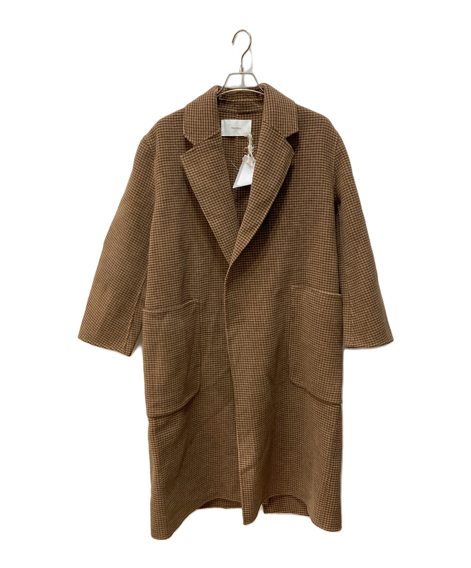 中古・古着通販】TODAYFUL (トゥデイフル) Over Check Coat オーバー