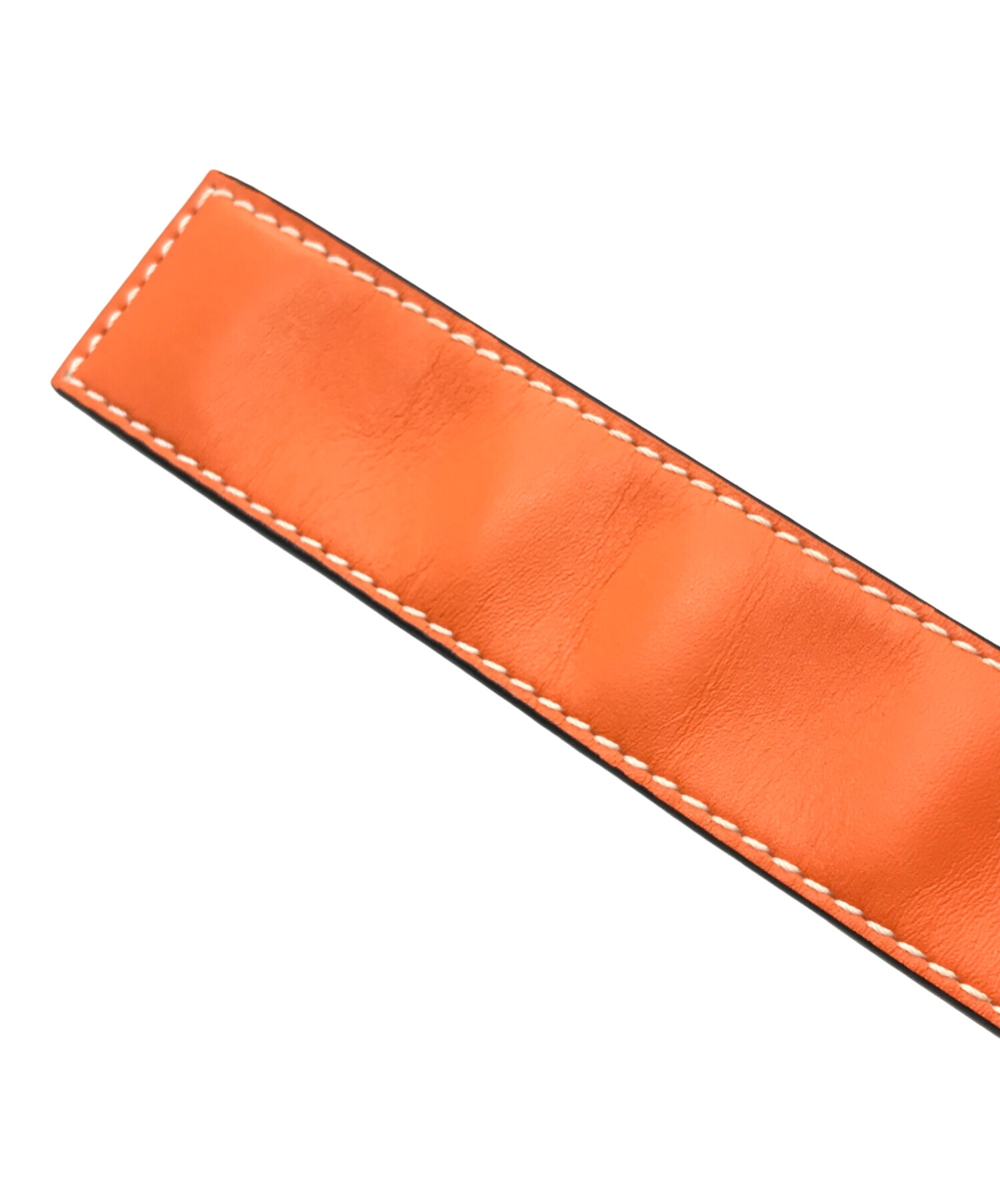 中古・古着通販】LOEWE (ロエベ) アナグラムレザーバングル オレンジ