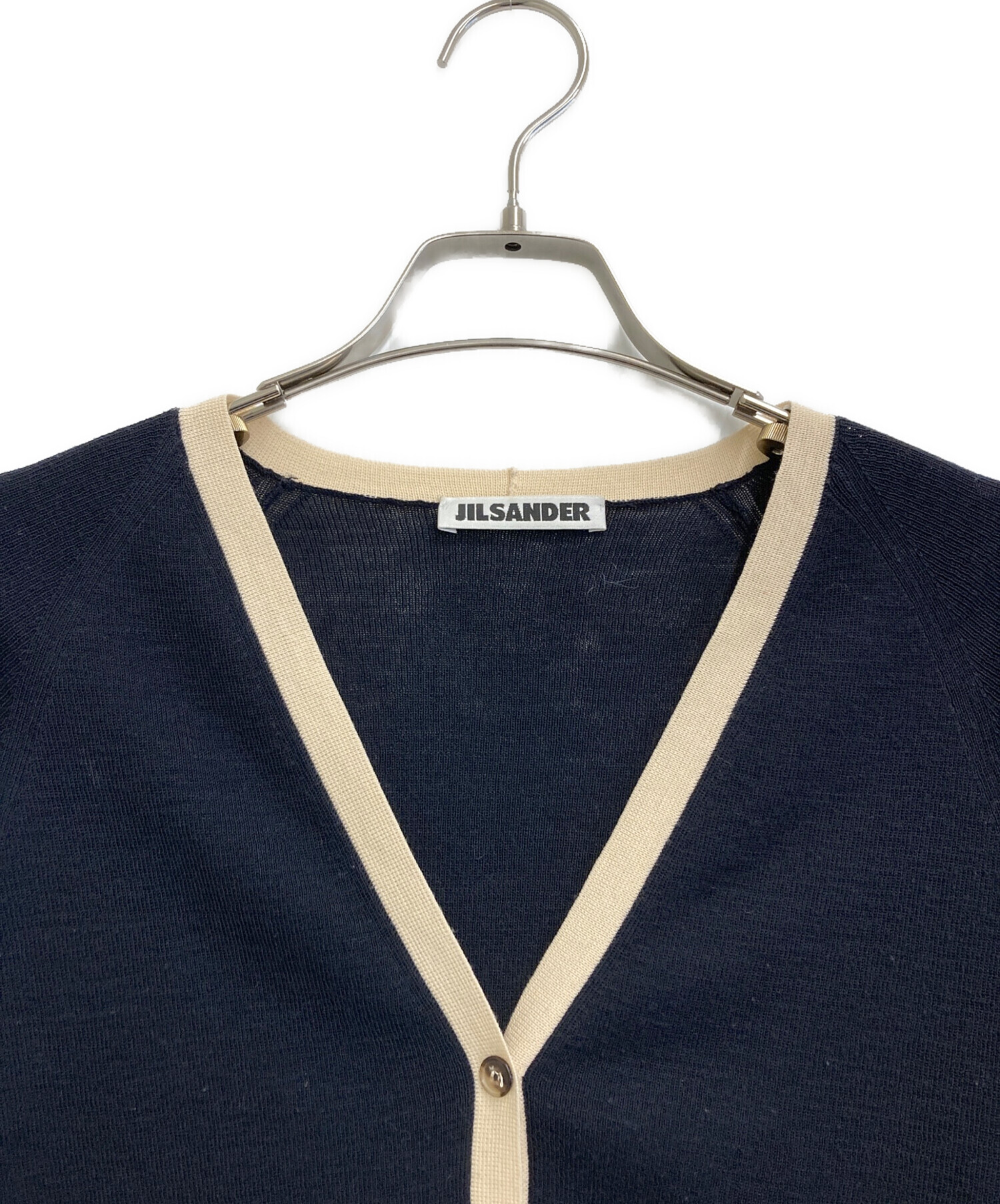 中古・古着通販】JIL SANDER (ジルサンダー) カーディガン ネイビー
