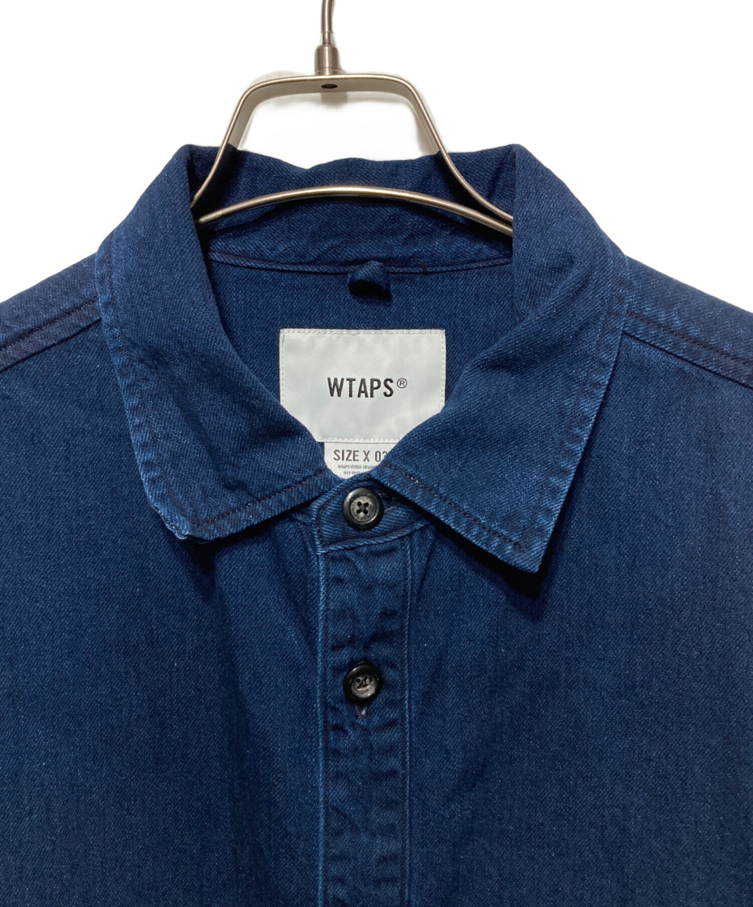中古・古着通販】WTAPS (ダブルタップス) デニムシャツ インディゴ