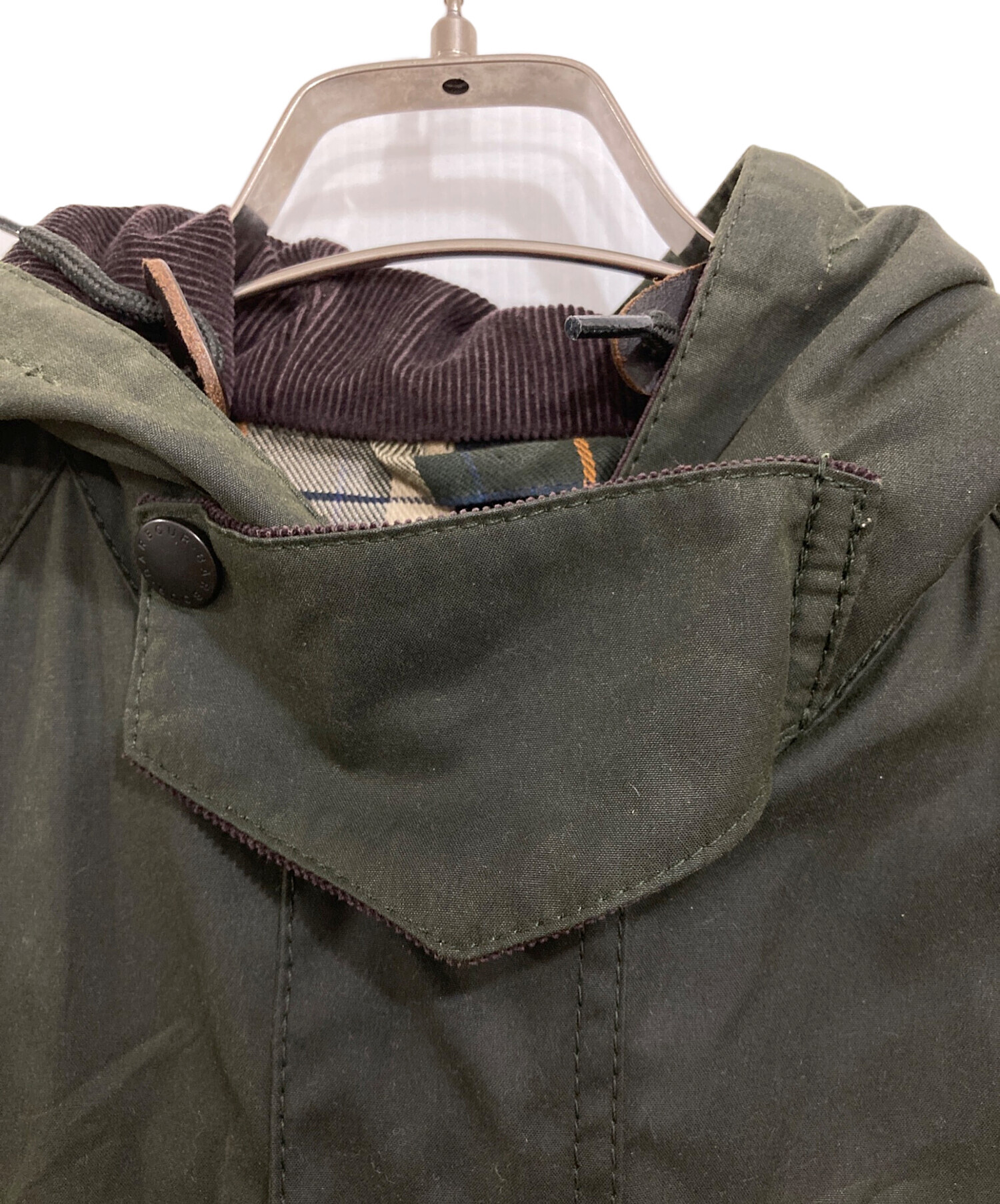 中古・古着通販】Barbour (バブアー) フード付き オイルドジャケット