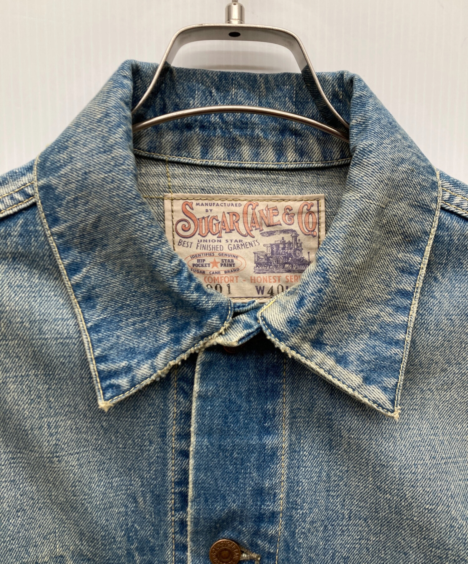 中古・古着通販】SUGAR CANE (シュガーケーン) 14oz.FIBER DENIM LONE