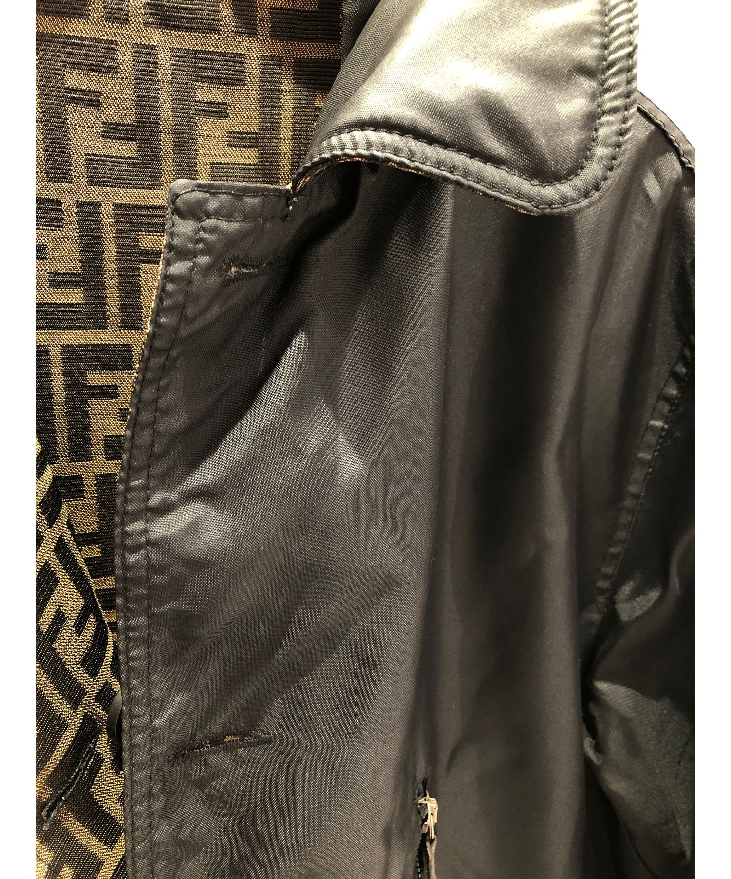 中古・古着通販】FENDI (フェンディ) リバーシブルステンカラーコート