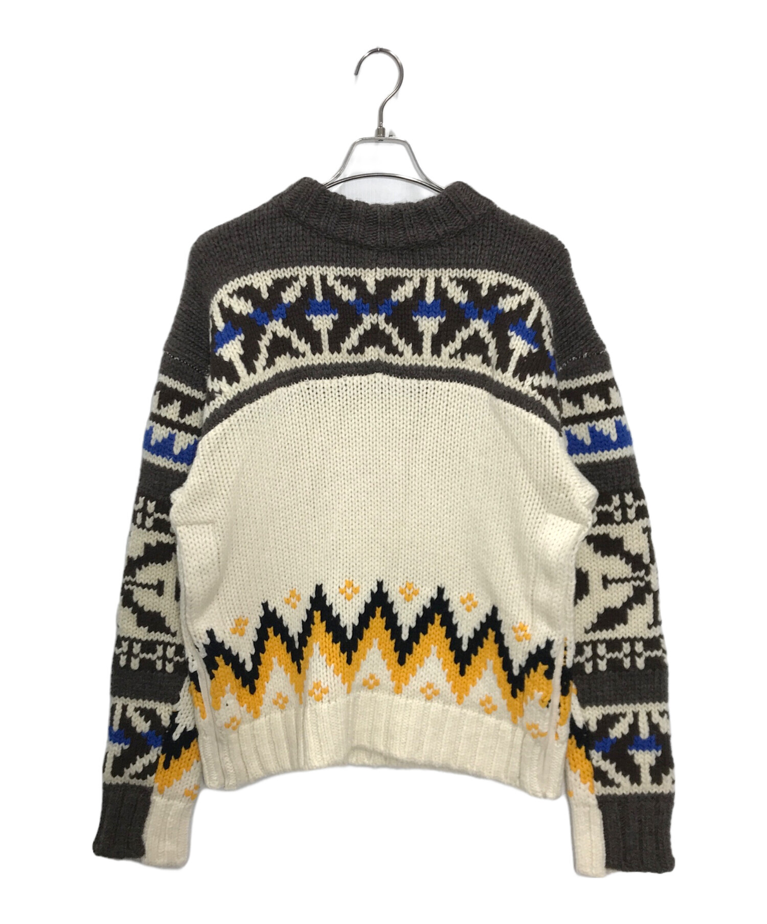 中古・古着通販】sacai (サカイ) 22-02908M Nordic Knit Pullover (22