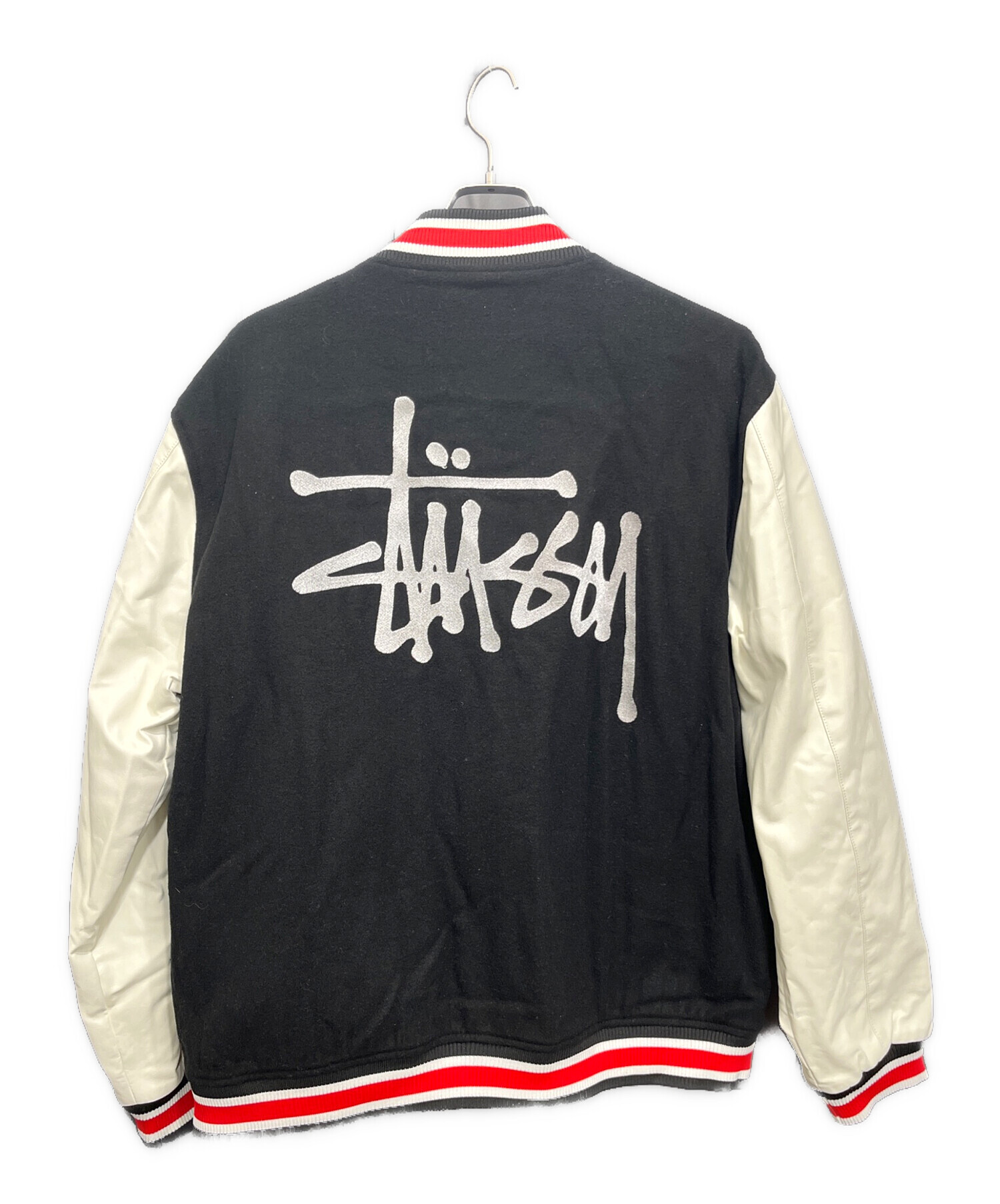 中古・古着通販】stussy (ステューシー) スタジャン ブラック サイズ