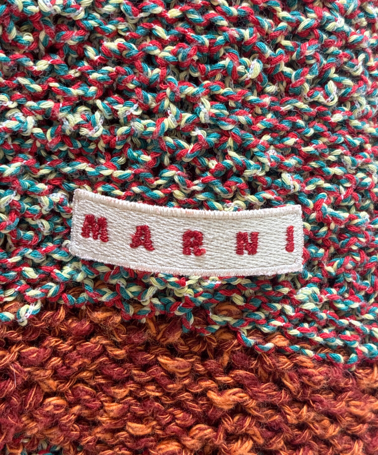 中古・古着通販】MARNI (マルニ) ジップアップニット オレンジ サイズ
