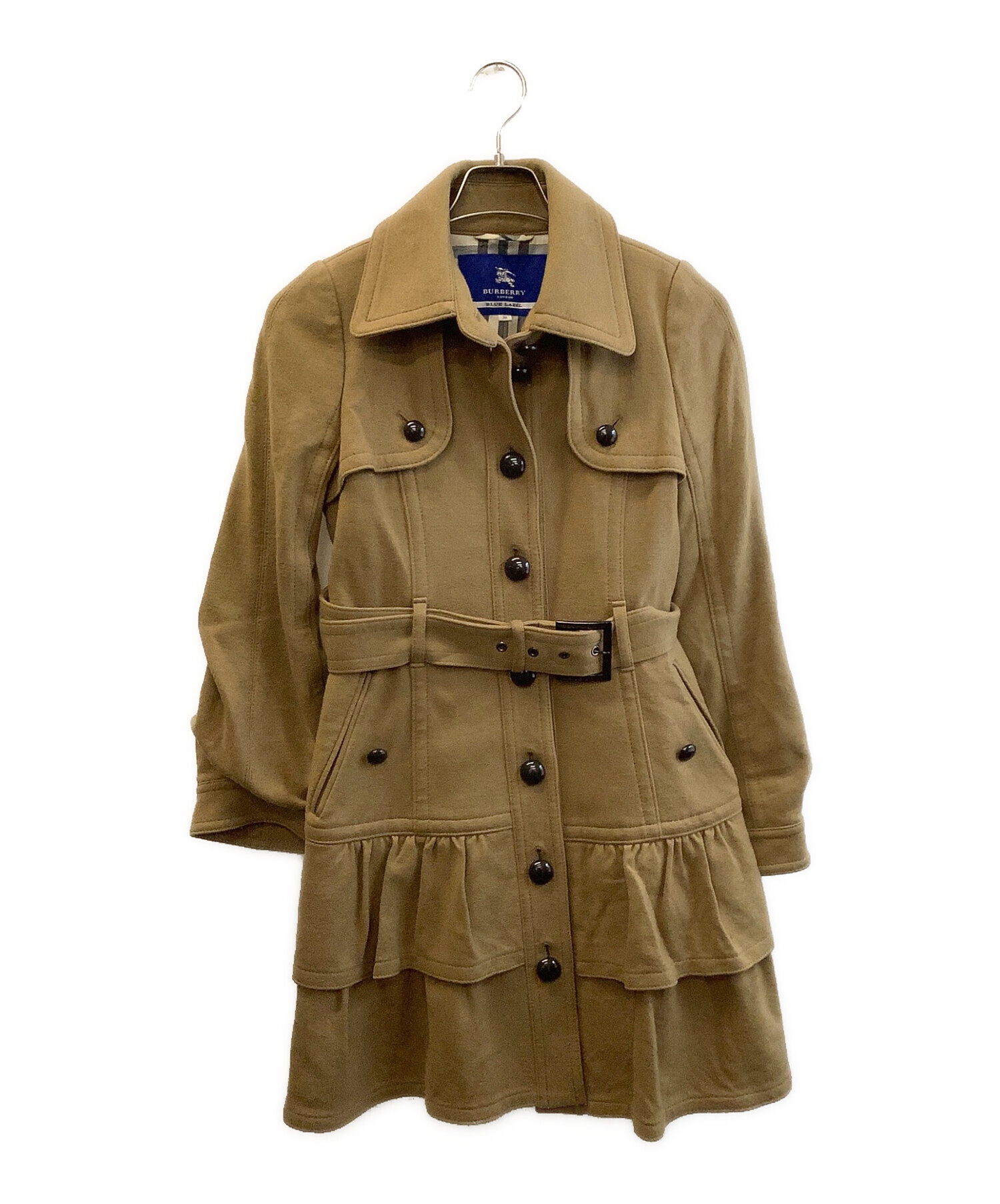 BURBERRY バーバリーブルーレーベル 2way ファー レザージャケット