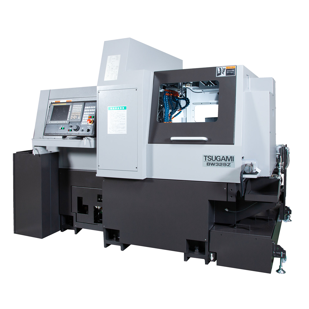 Tsugami BW329Z 32 mm 9-Axis Swiss Type CNC Automatic Lathe