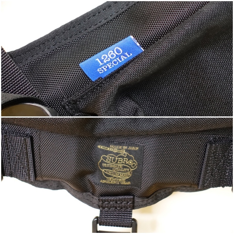SUBROC サブロック V-one VEST 1260D SPECIAL：ブラック□ネコポス対象
