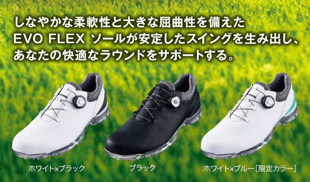 EVOFLEX ゴルフシューズ 26センチ ソフトスパイク 新品 AXEL EVOFLEX