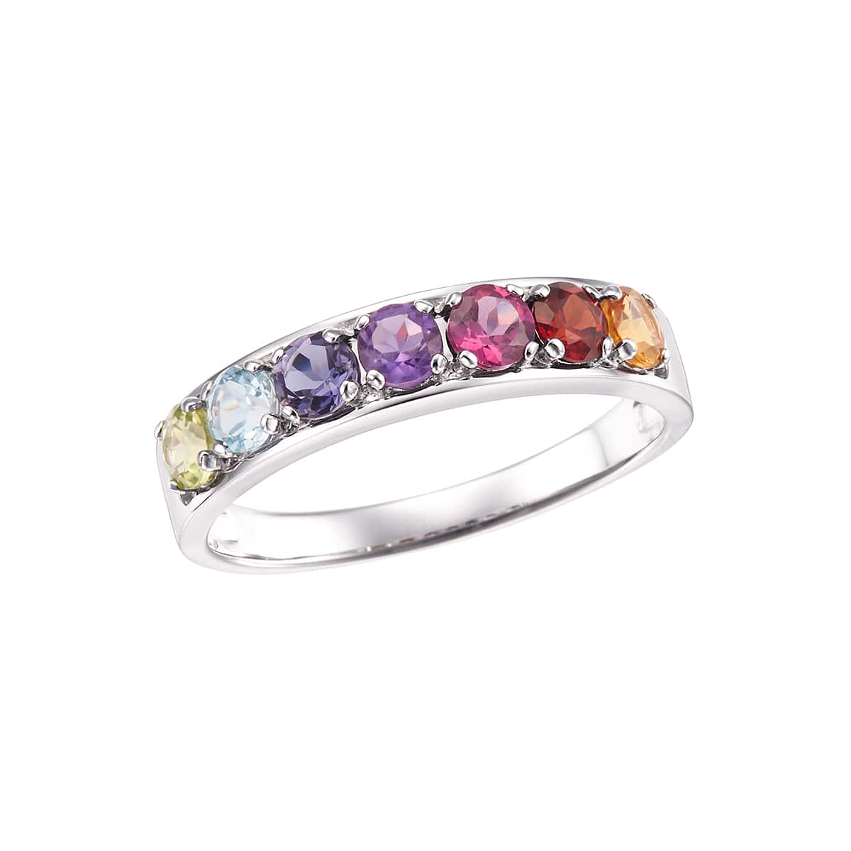 K10ホワイトゴールドマルチストーンリング(RFR109)|TSUTSUMI