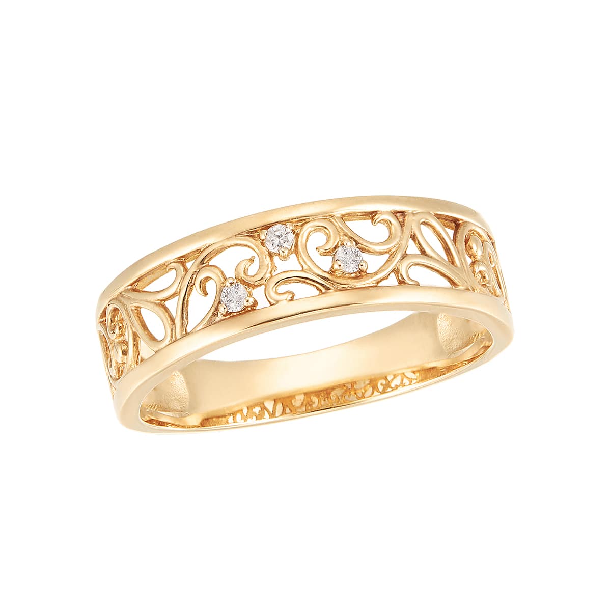 K10イエローゴールドダイヤモンドリング(RFR237)|TSUTSUMI（ジュエリー