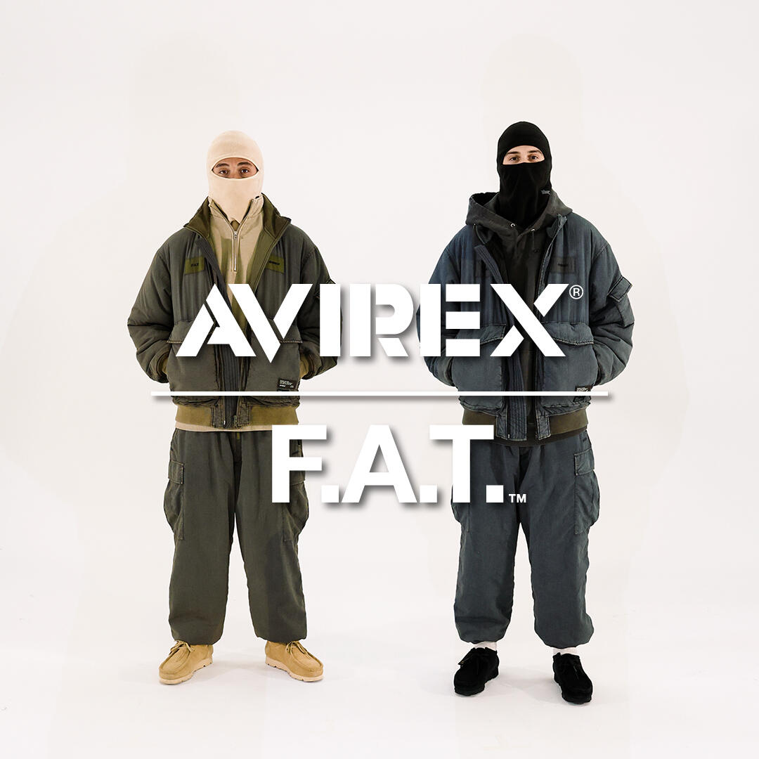 AVIREX」×「F.A.T.」 2024 Autumn & Winter 12月7日(土)より