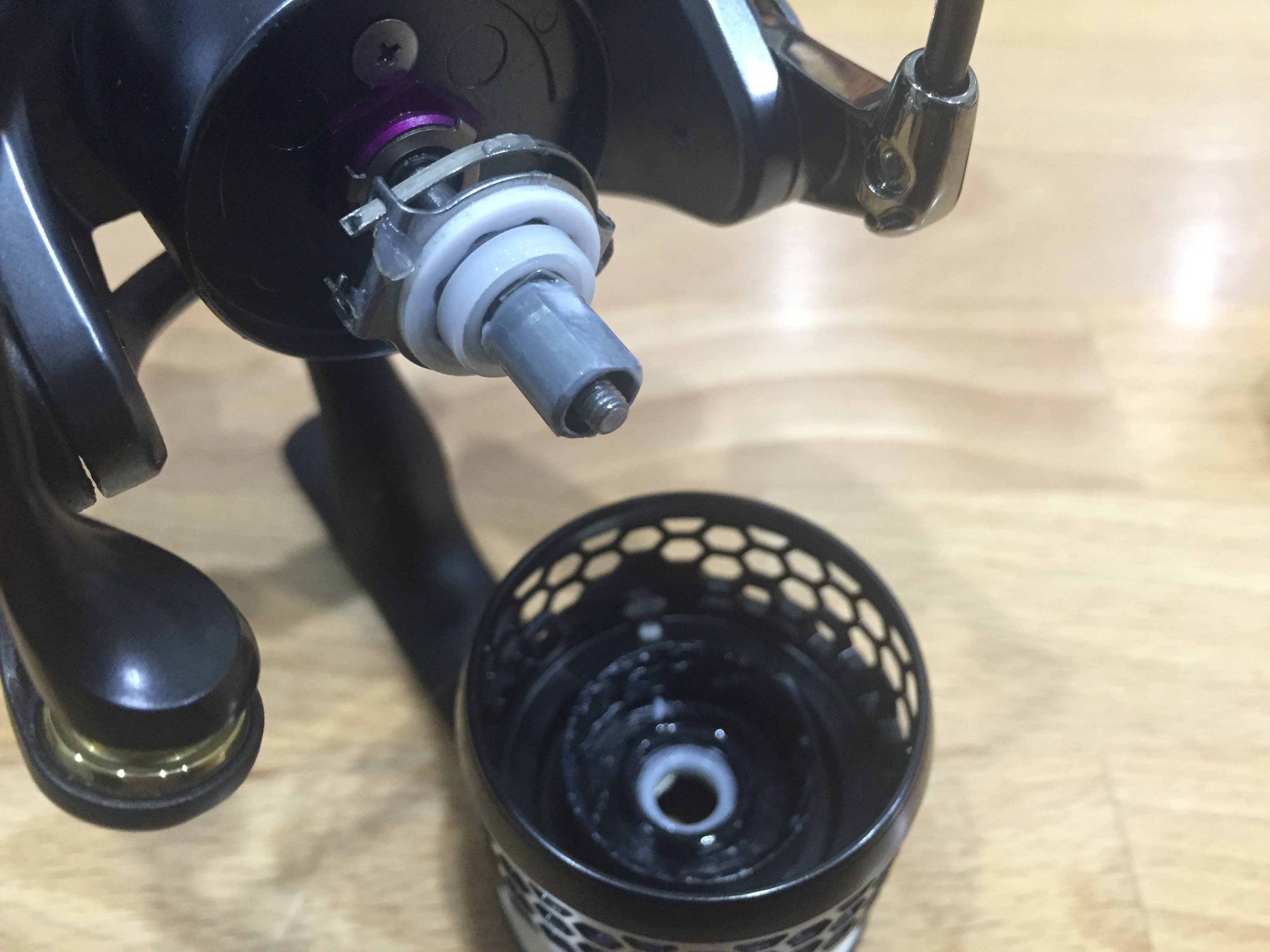 今更だけど メガバス GAUS 20X スプールベアリングチューン : 釣りバカ日記