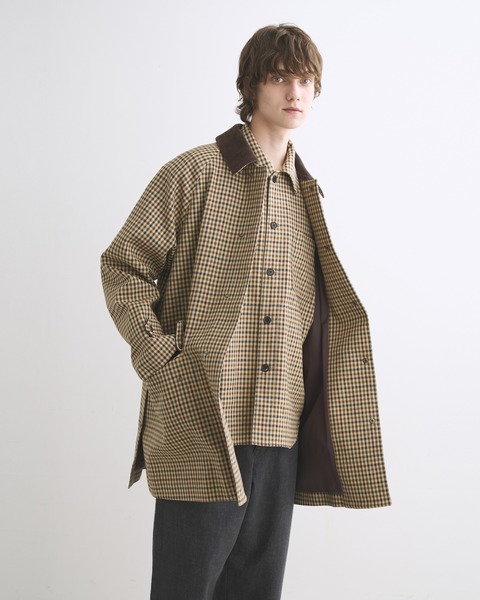 UNIONWEAR】SHIRT 001 シャツ 001｜ベージュシェファードチェック