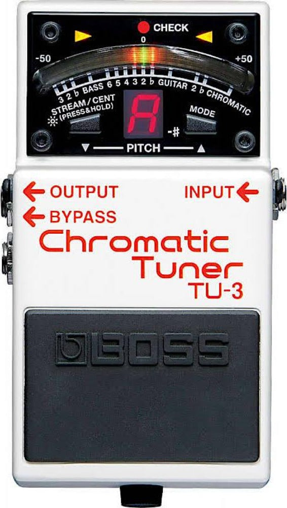 BOSS TU-3 Chromatic Instrument Tuner Pedal with Bypass - SPECIAL