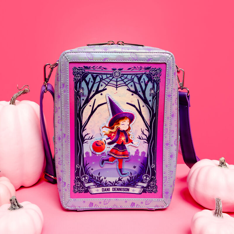 Loungefly Hocus Pocus Tarot Card Dani & Binx Iridescent Crossbody