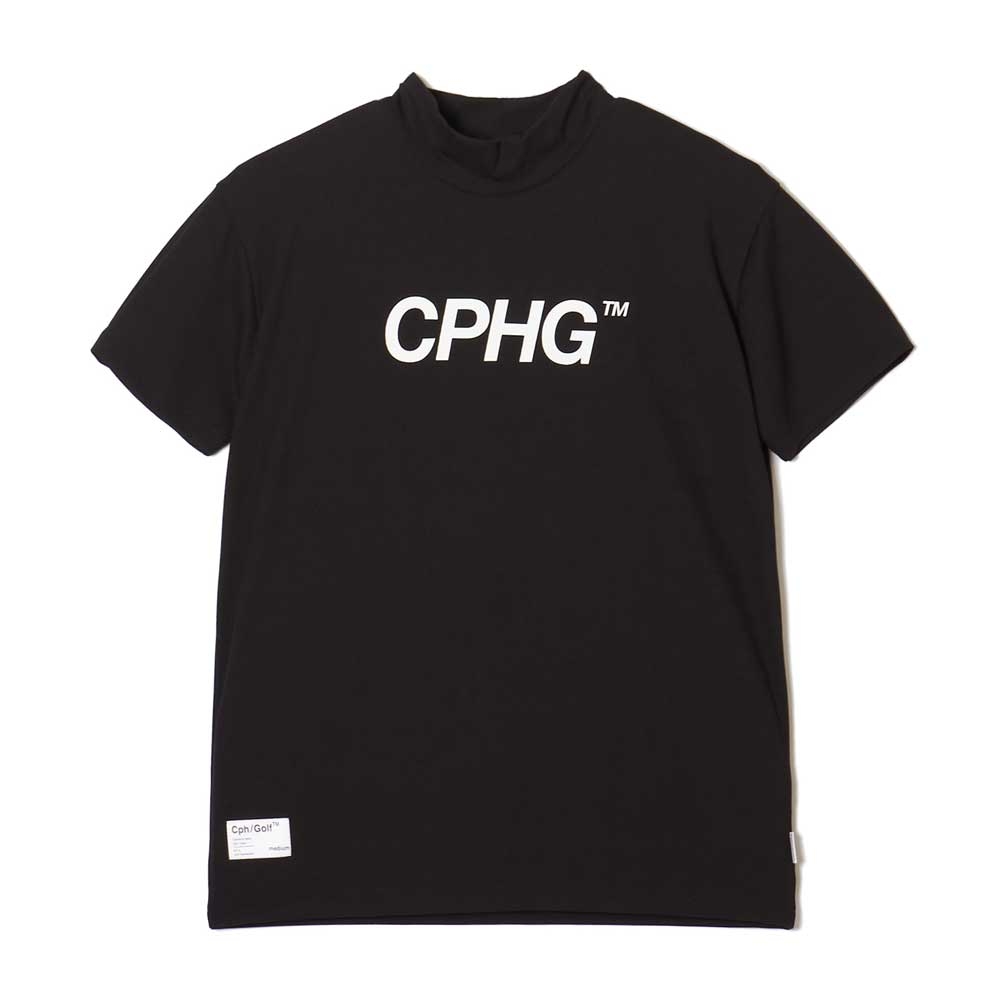 cph GOLF モックシャツモックネックゴルフシャツM ブラック