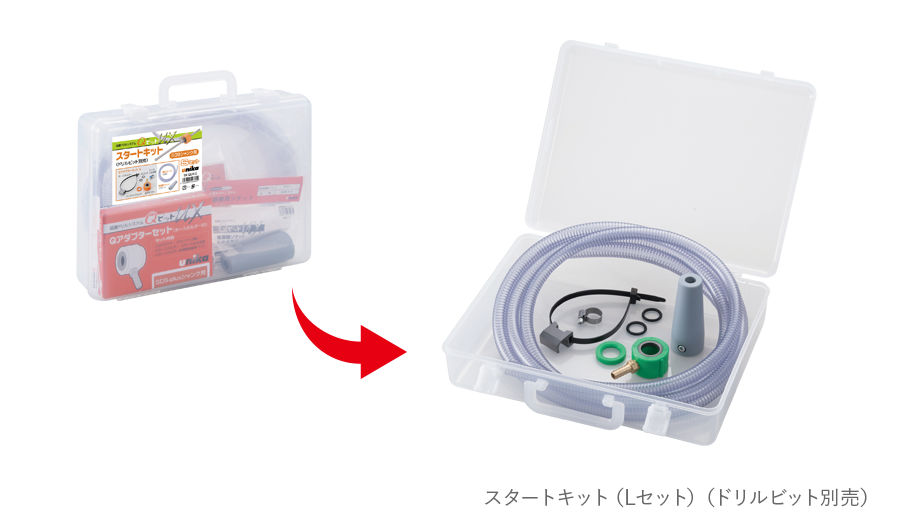 QビットUX 六角軸シャンク | C＆G | 製品情報 | ユニカ株式会社 [UNIKA