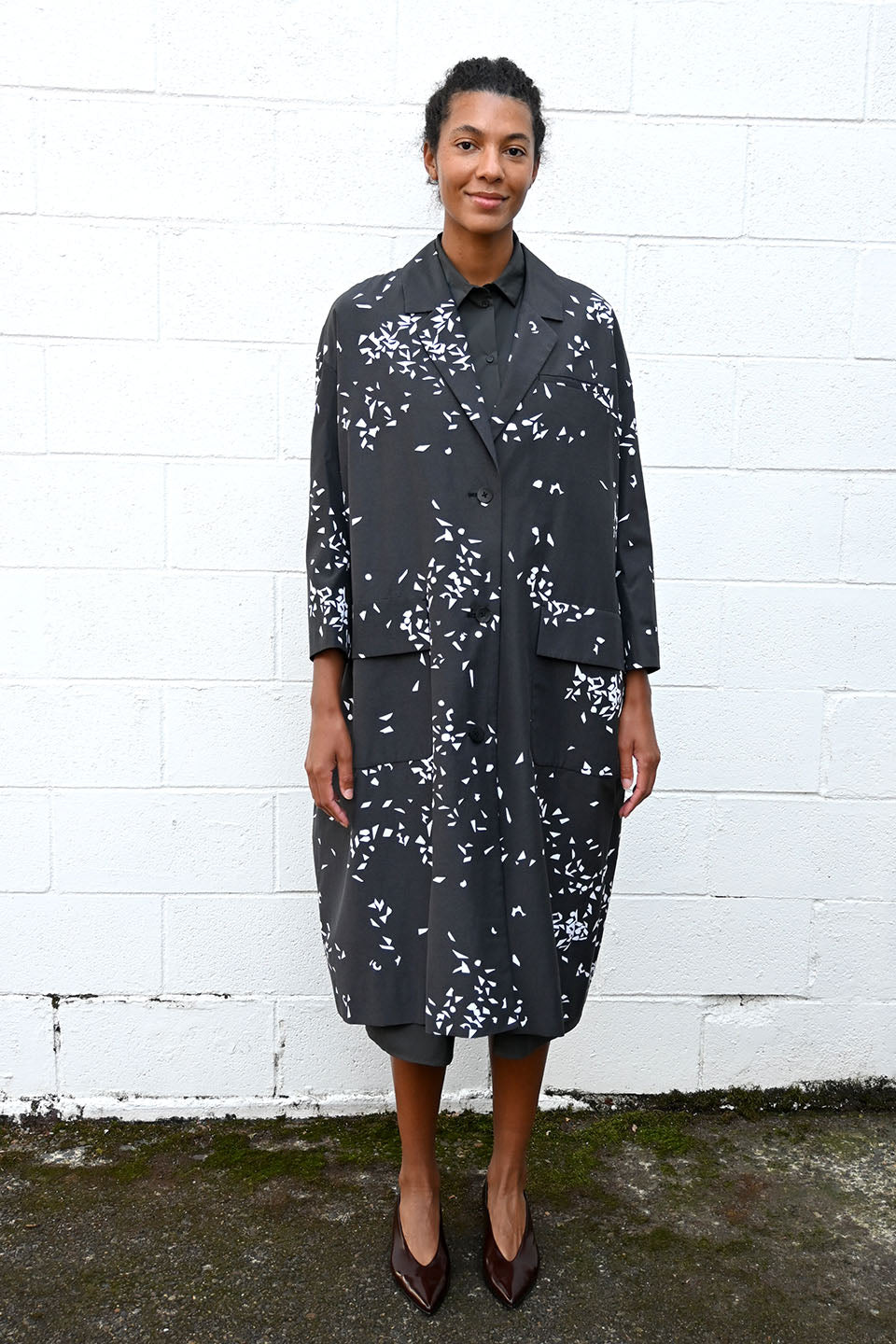 mina perhonen choucho 割烹着 navy mina perhonen（ミナペルホネン