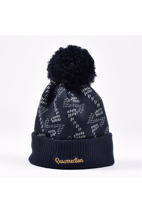 SOLD}レザレクション｜Resurrection GMポンポンニットキャップ{-BCA
